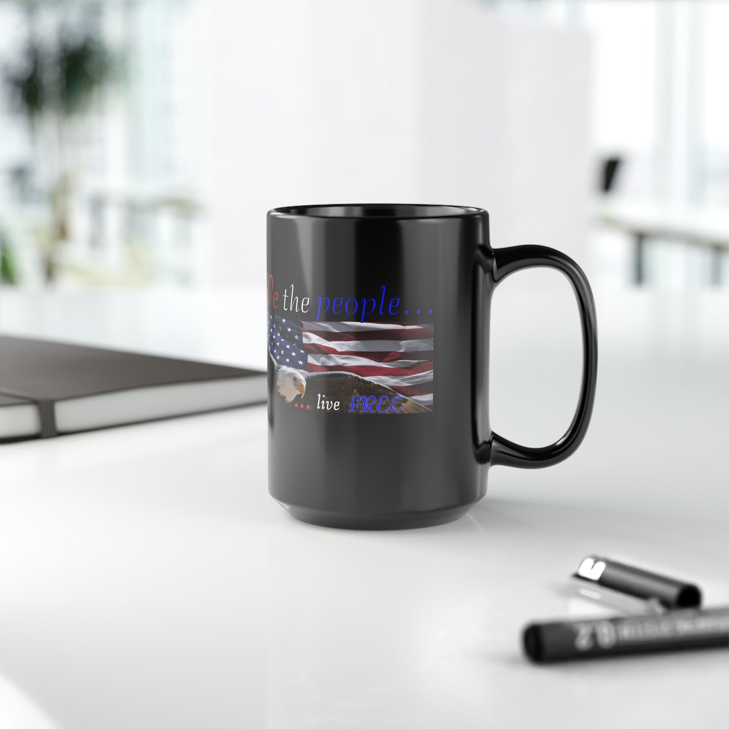 We the people, Black Mug, 15oz