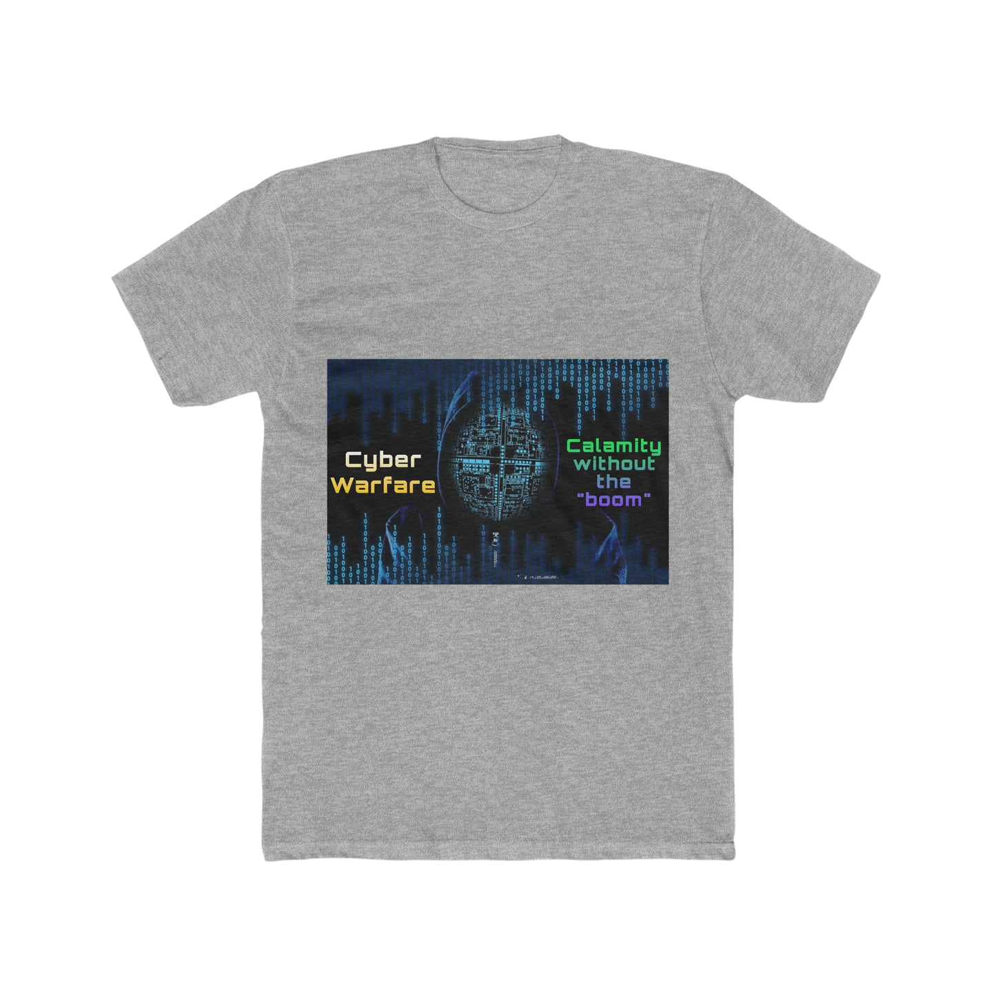 Calamity without the boom, Men's Cotton Crew Tee