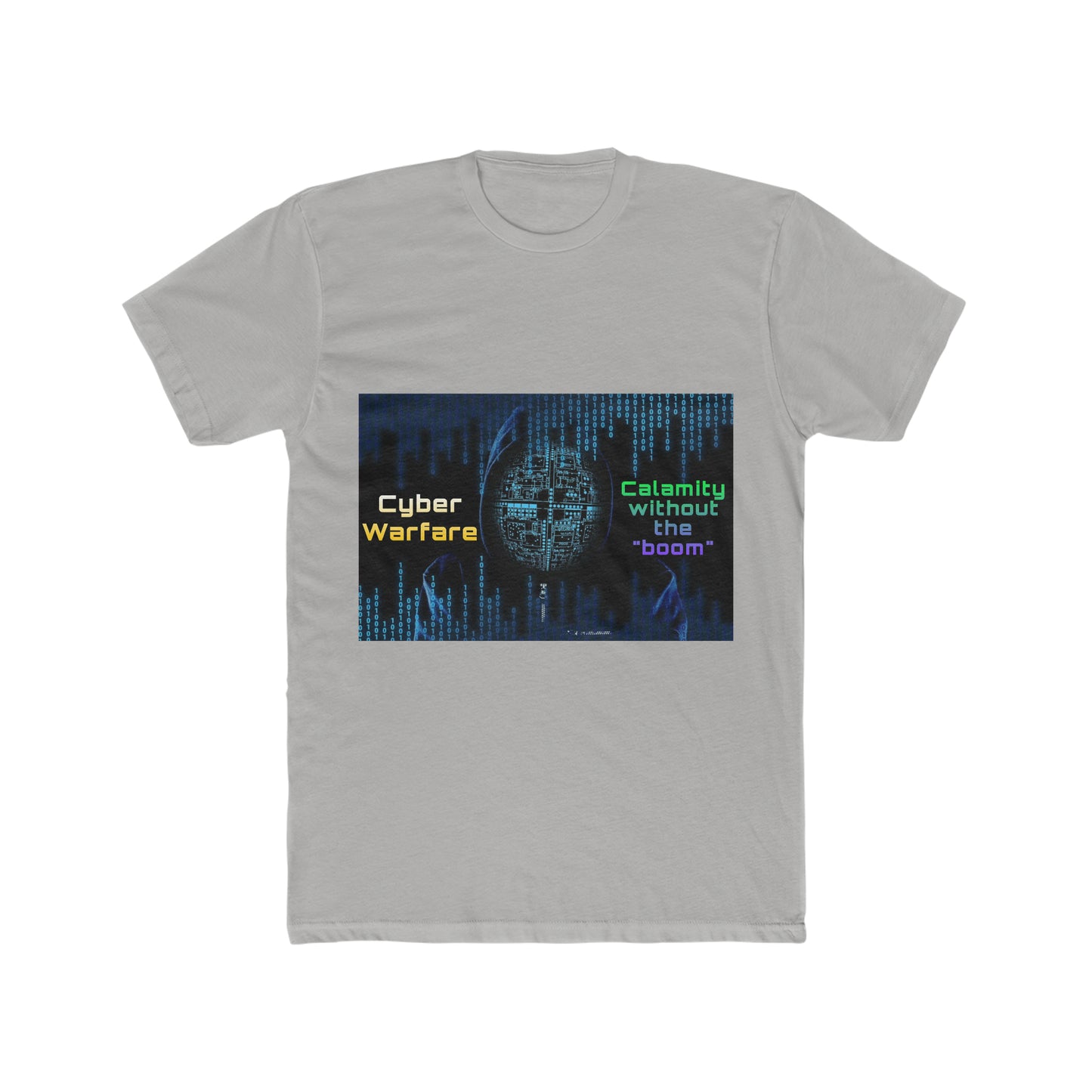 Calamity without the boom, Men's Cotton Crew Tee