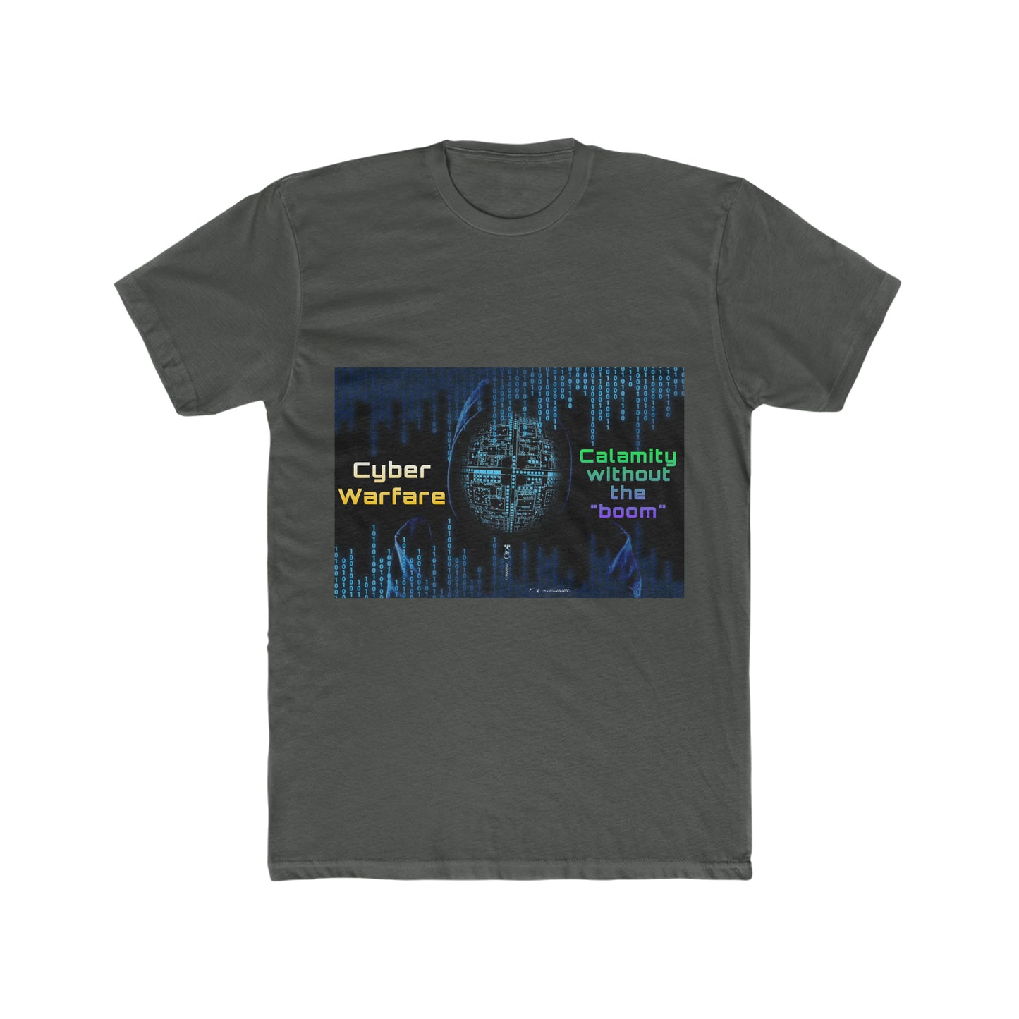 Calamity without the boom, Men's Cotton Crew Tee