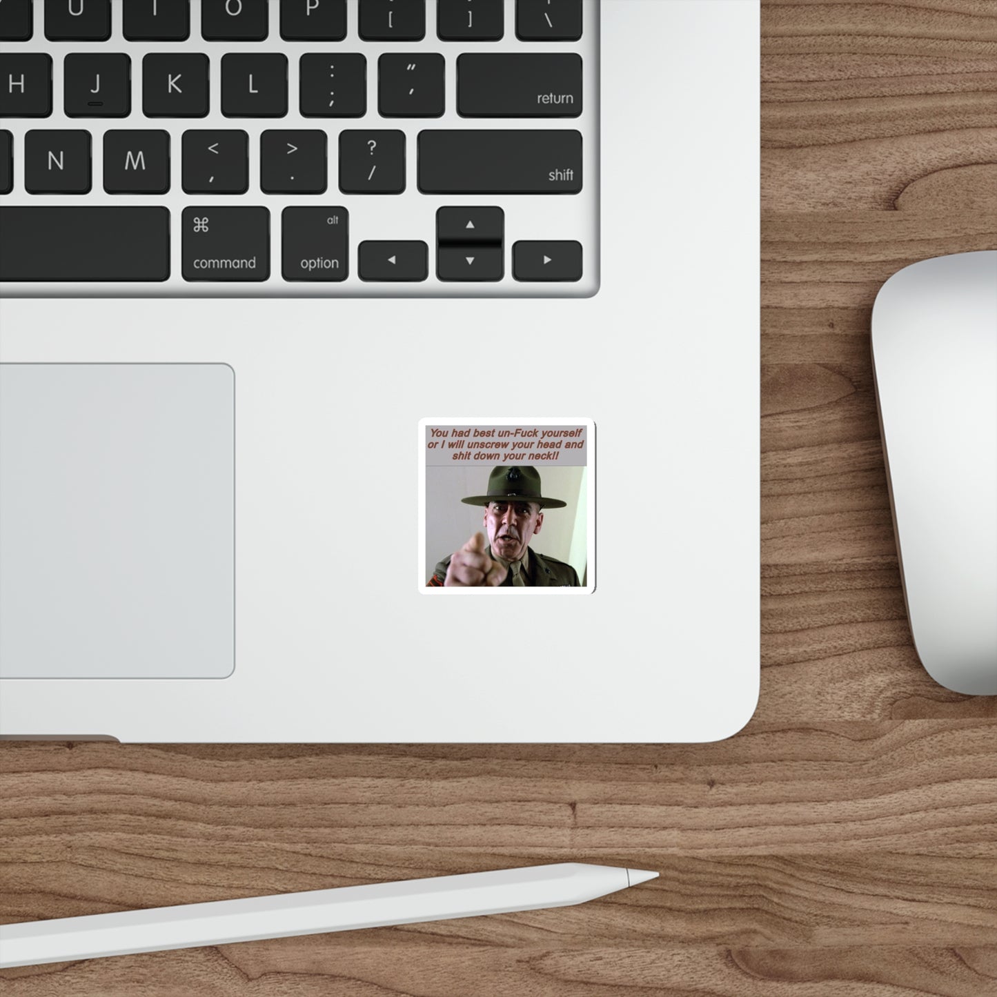 Gunnery Sergeant Hartman encouragement