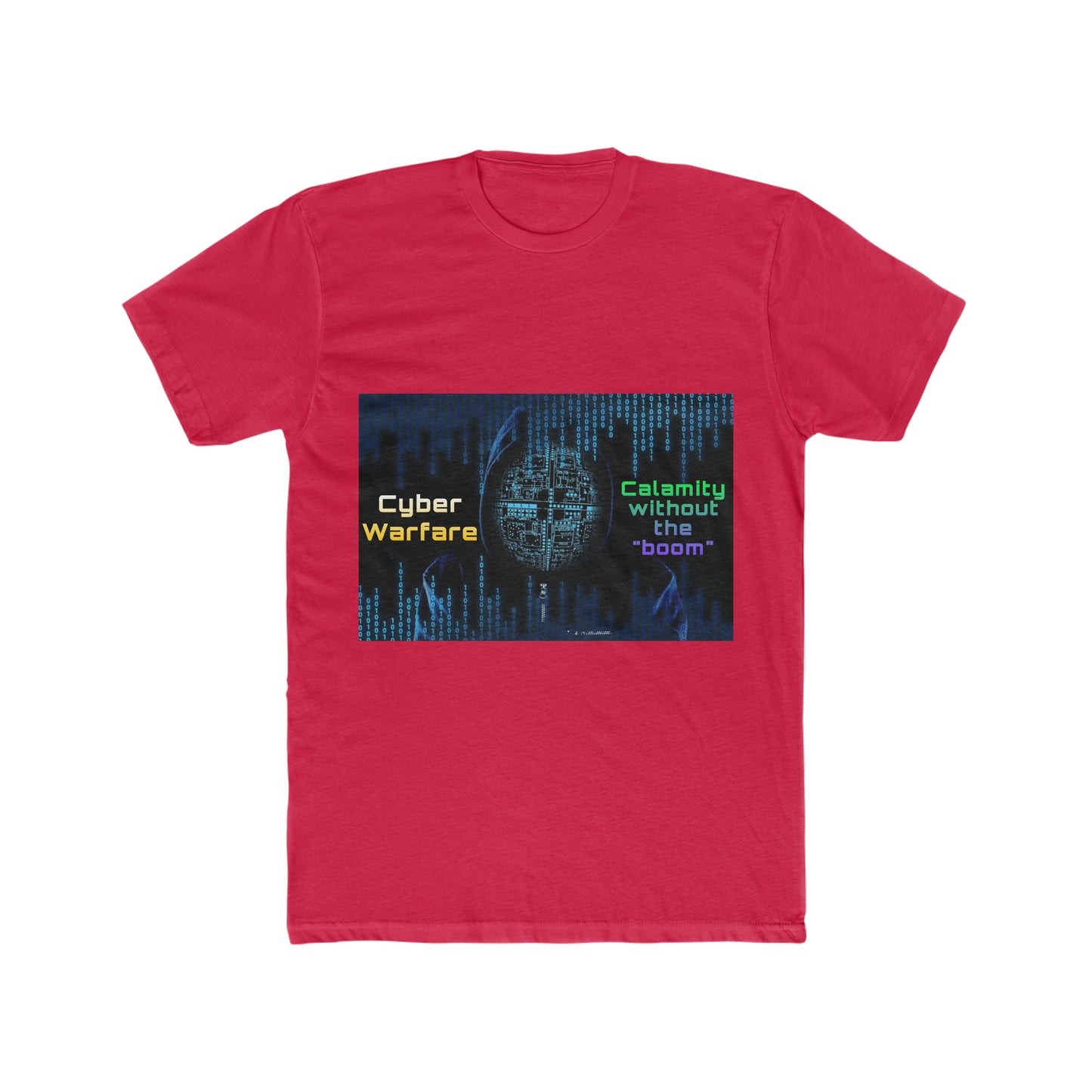 Calamity without the boom, Men's Cotton Crew Tee
