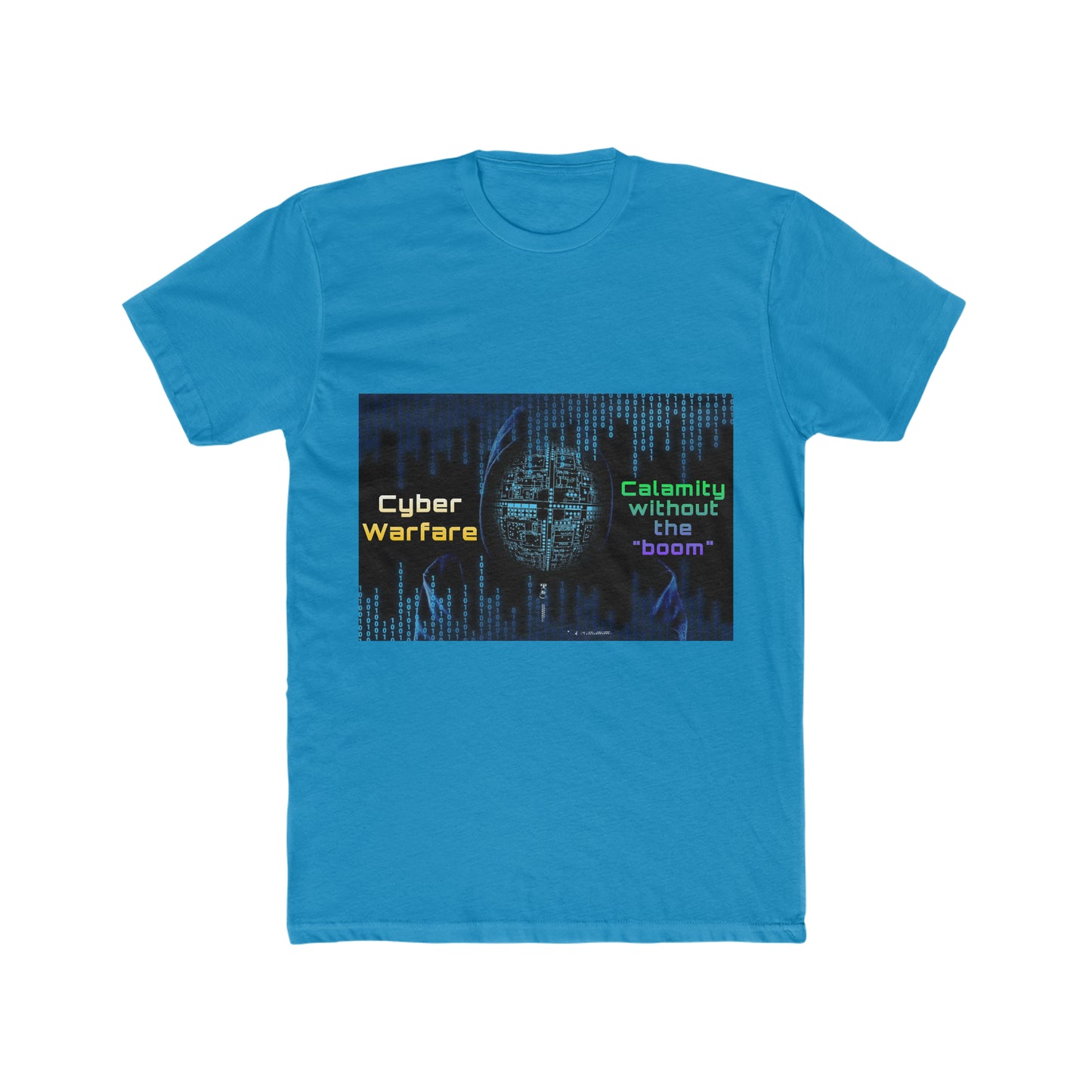 Calamity without the boom, Men's Cotton Crew Tee
