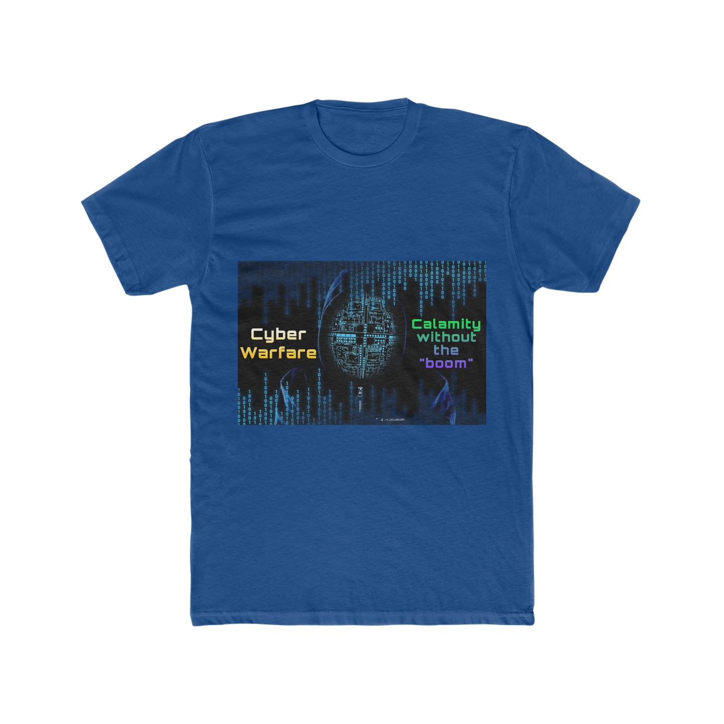 Calamity without the boom, Men's Cotton Crew Tee