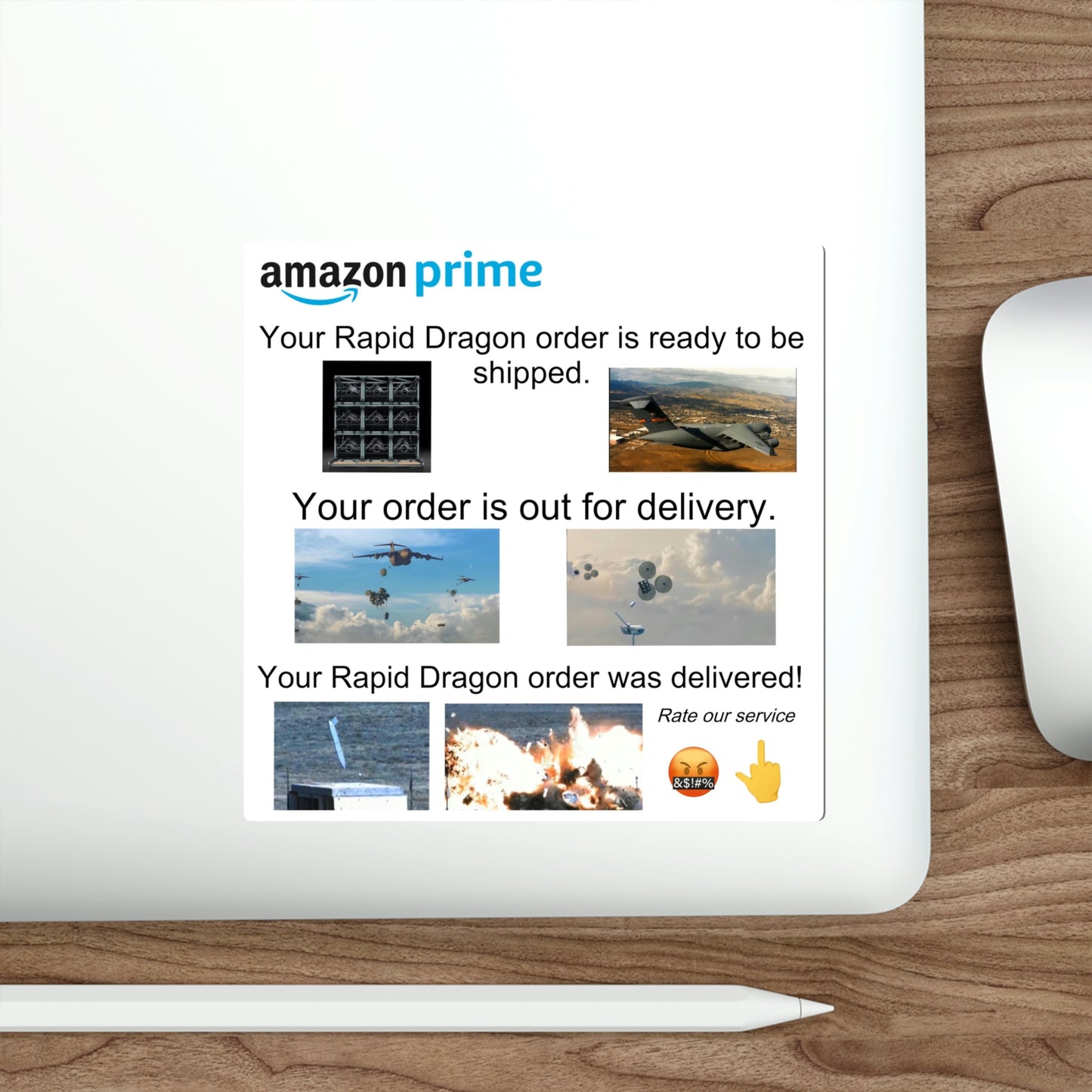 Amazon Prime Rapid Dragon delivery