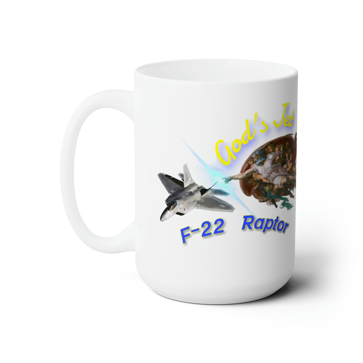 F-22 Raptor, Ceramic Mug 15oz