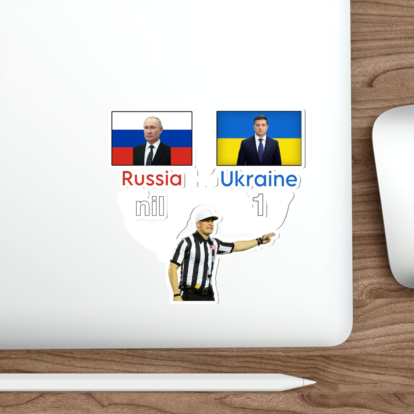 Russia nil, Ukraine 1