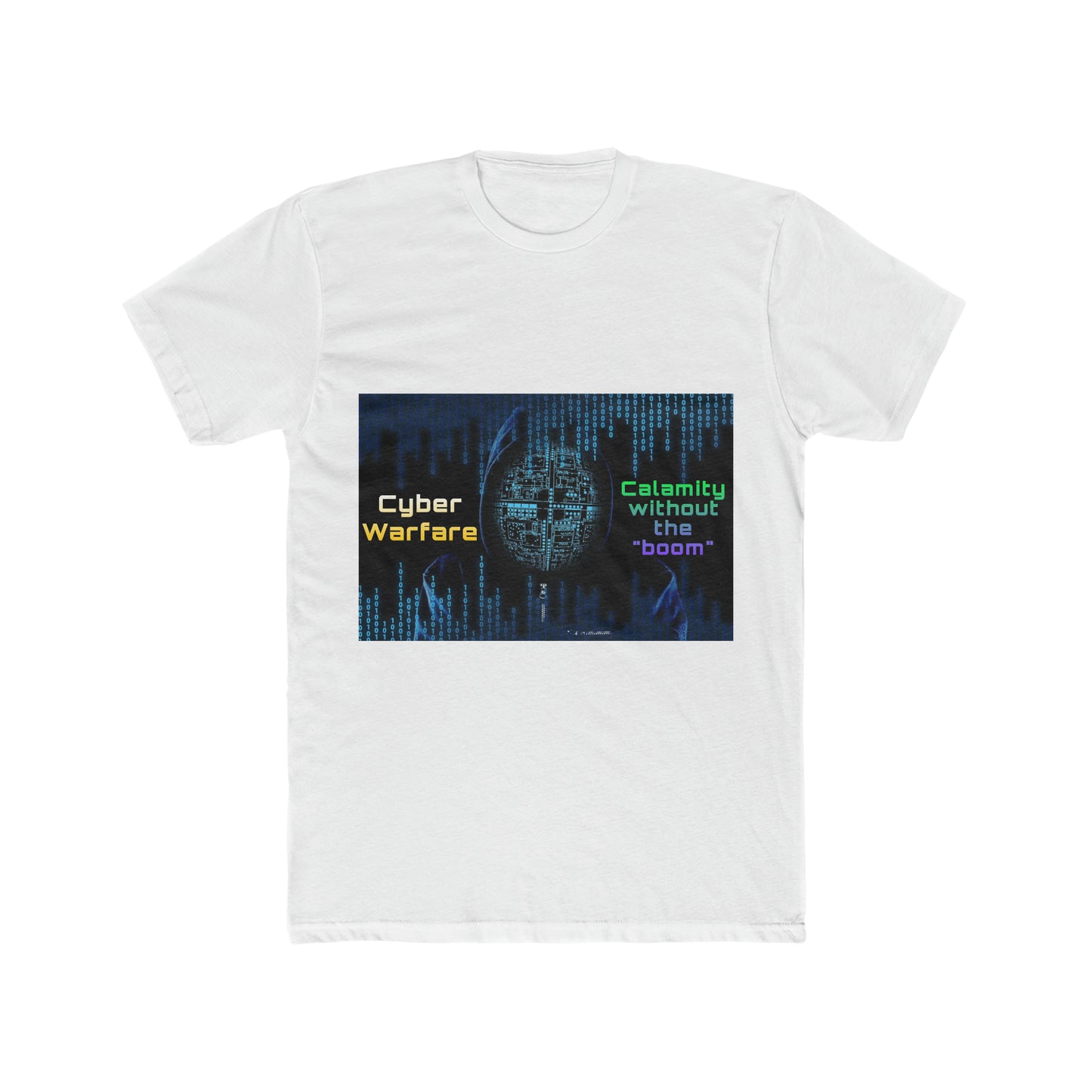 Calamity without the boom, Men's Cotton Crew Tee