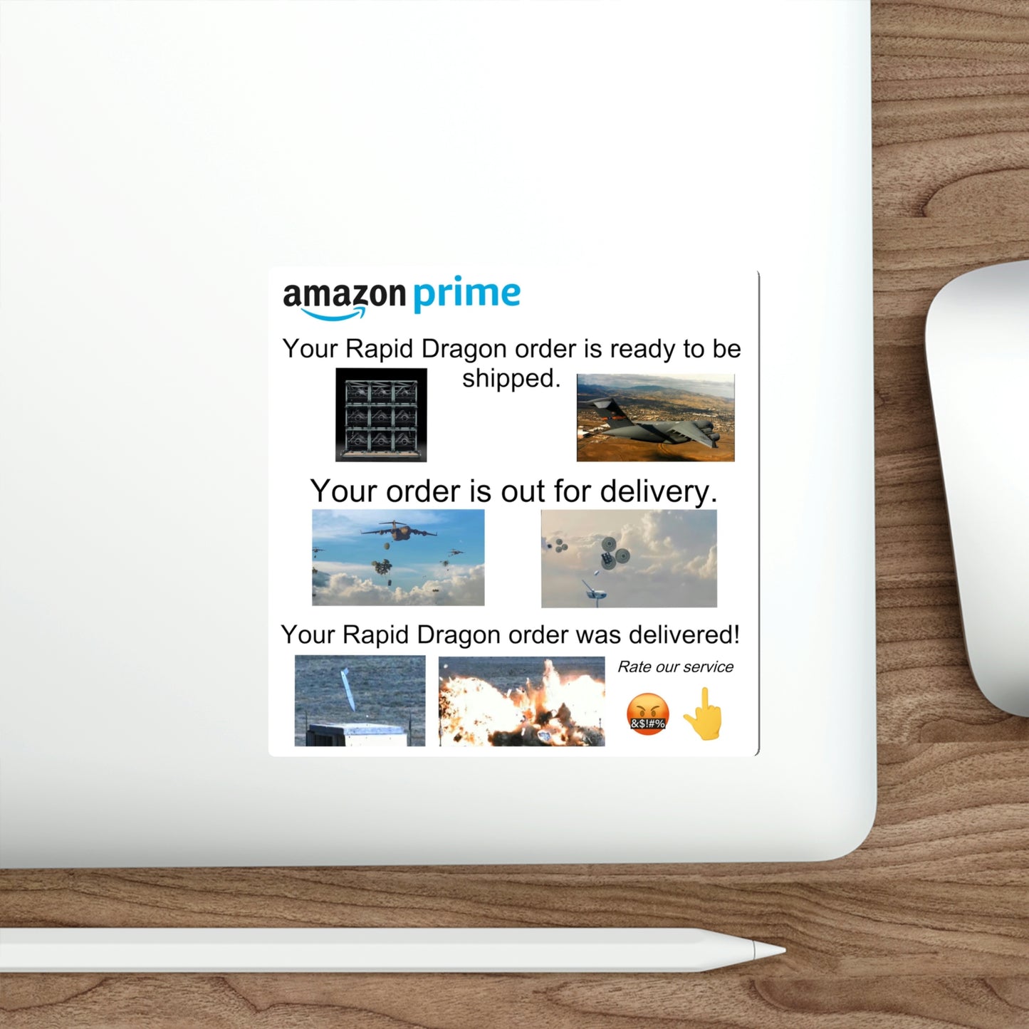 Amazon Prime Rapid Dragon delivery