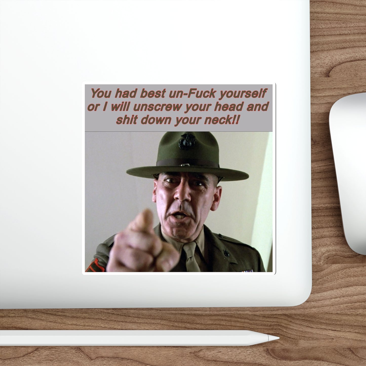 Gunnery Sergeant Hartman encouragement