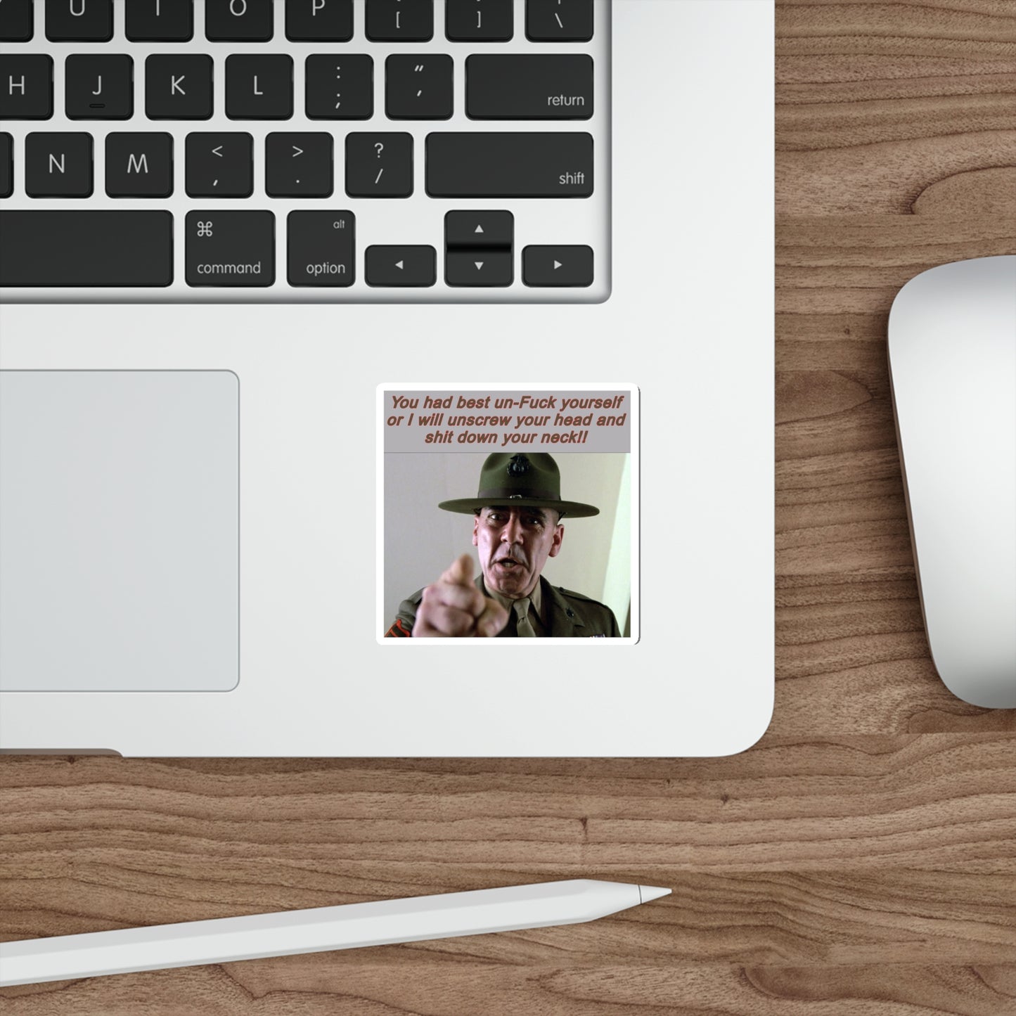 Gunnery Sergeant Hartman encouragement