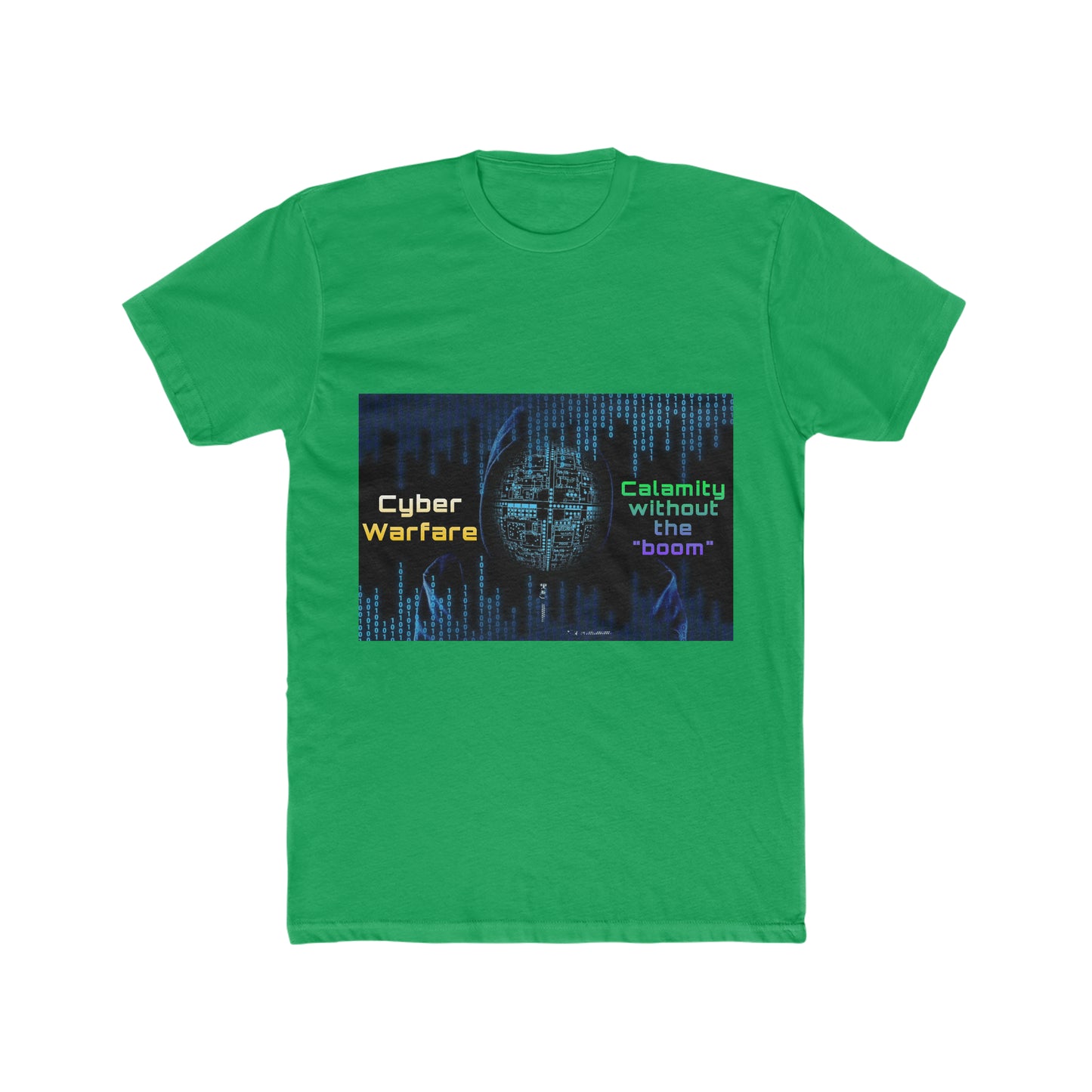 Calamity without the boom, Men's Cotton Crew Tee