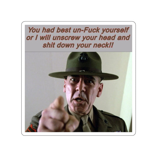 Gunnery Sergeant Hartman encouragement